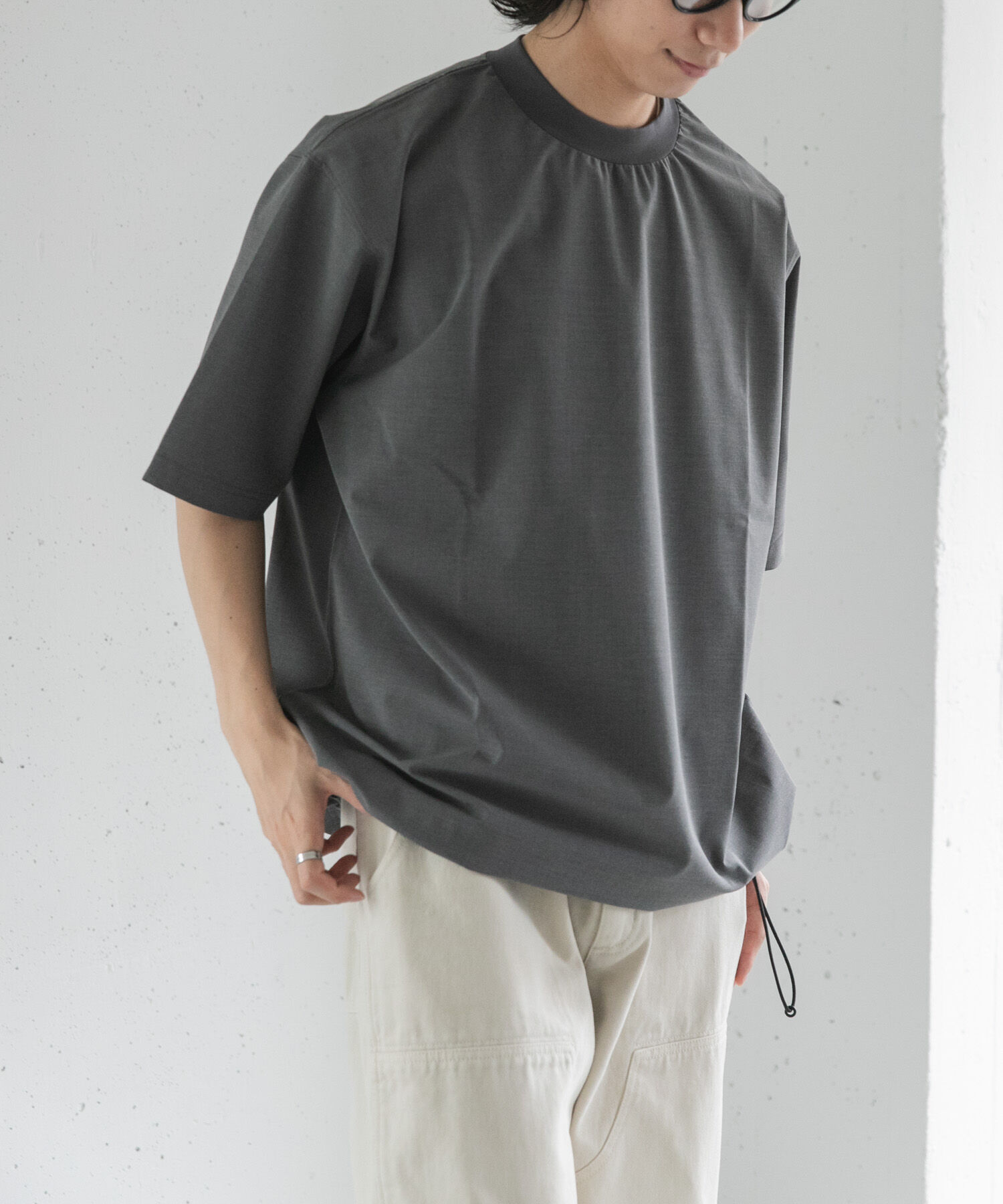 URBAN RESEARCH DOORS「FORK&SPOON　キャリーマンヘムスピンドルTシャツ」|Tシャツ・カットソー|