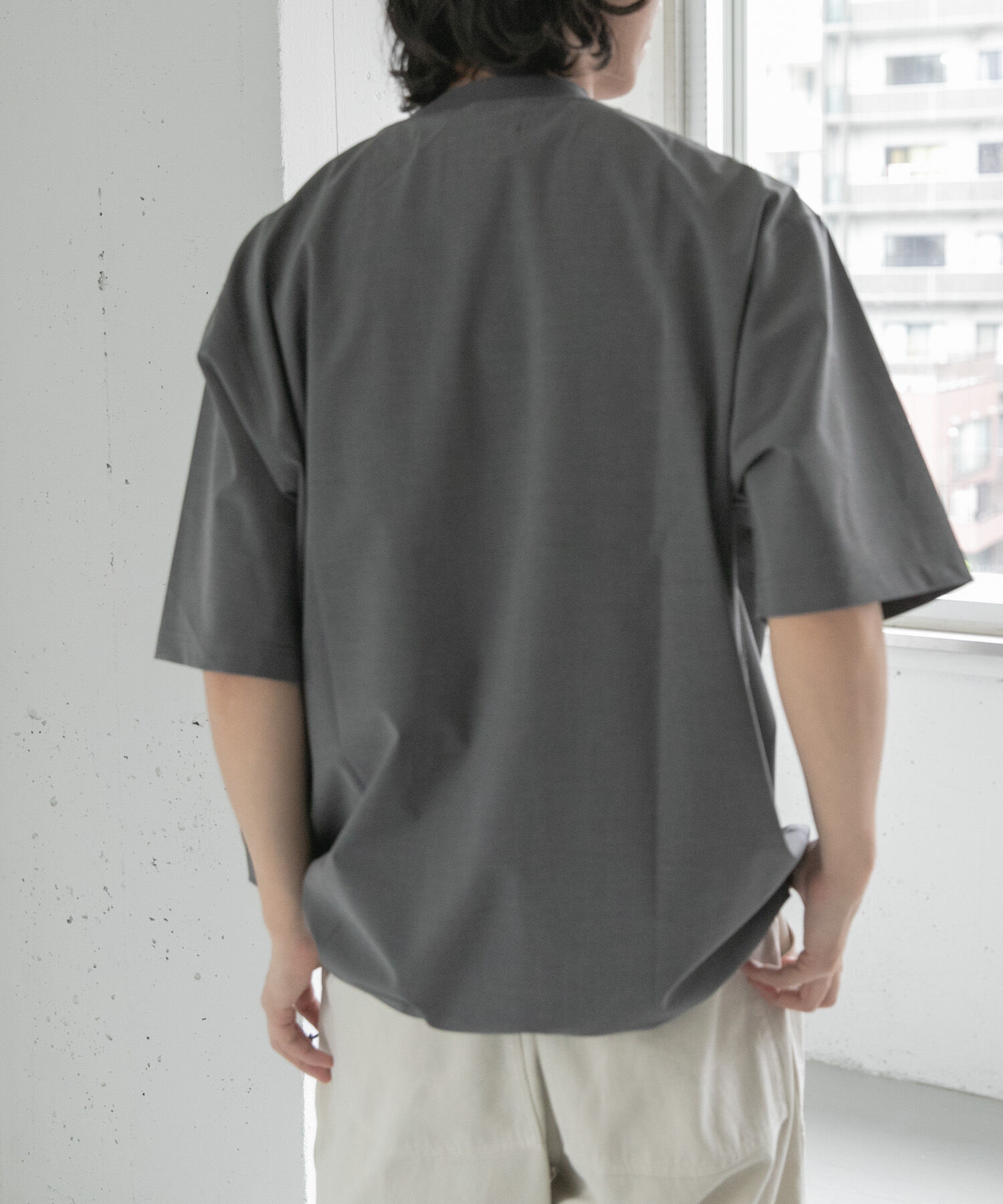 URBAN RESEARCH DOORS「FORK&SPOON　キャリーマンヘムスピンドルTシャツ」|Tシャツ・カットソー|
