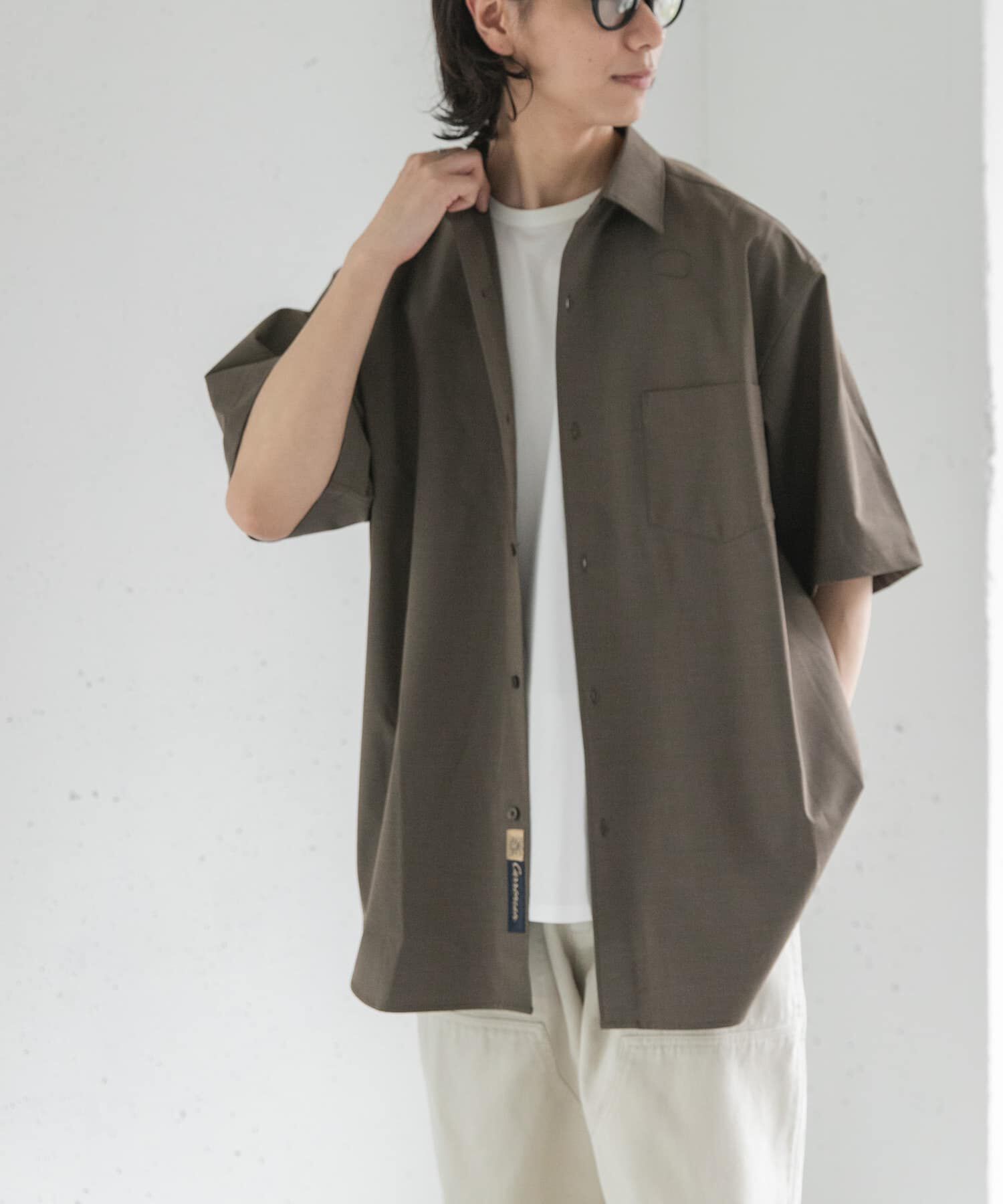 URBAN RESEARCH DOORS「FORK&SPOON　キャリーマンレギュラーカラーシャツ」|シャツ・ブラウス|