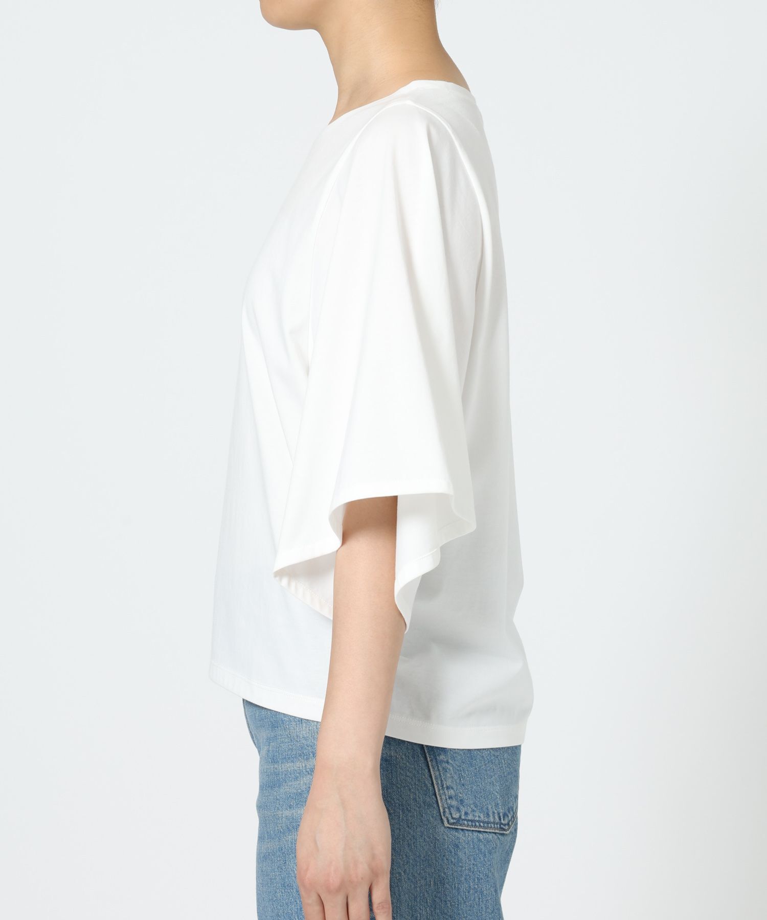 BABYLONE「ワイドスリーブクルーネックプルオーバー」|Tシャツ・カットソー|