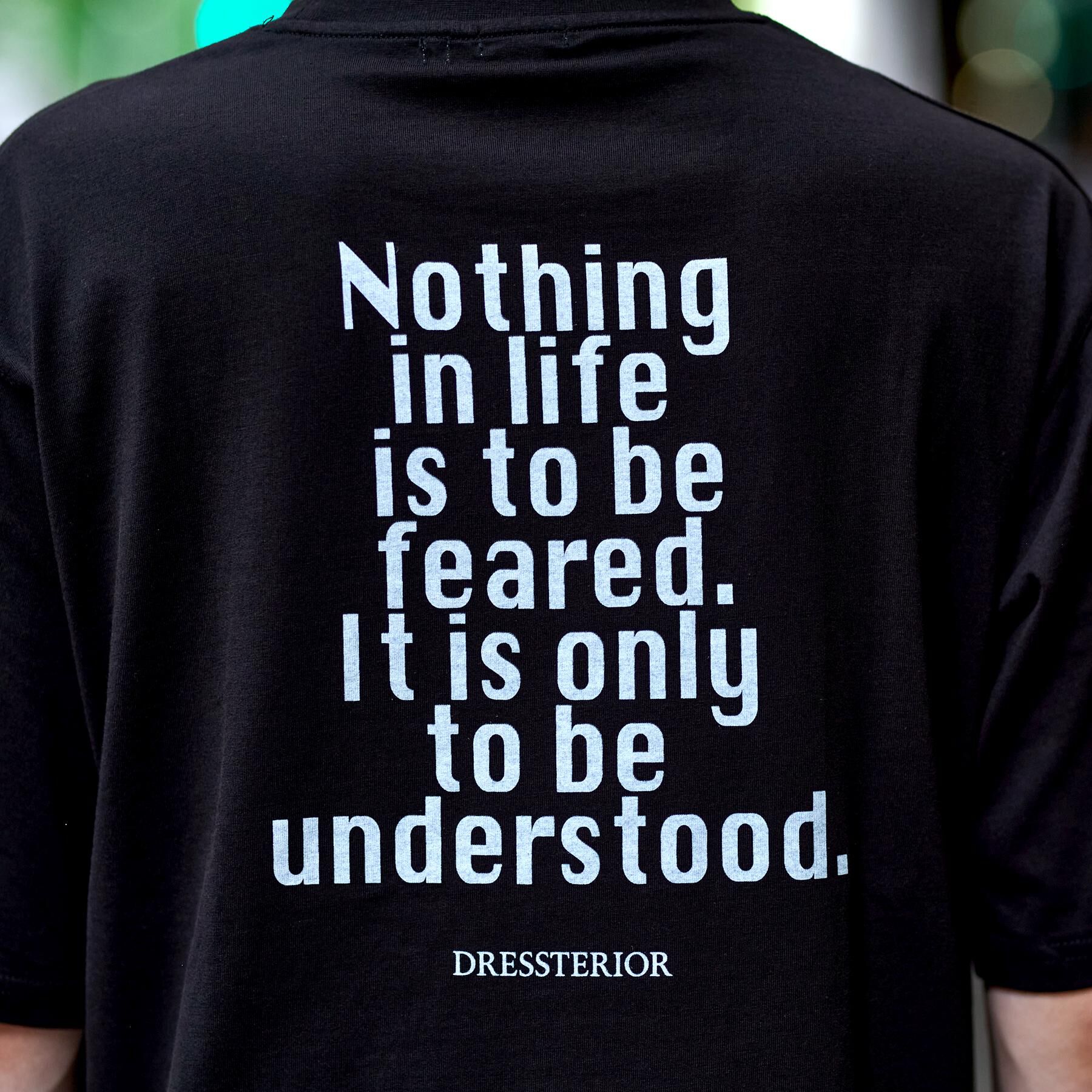 DRESSTERIOR「バックプリント ハーフスリーブTシャツ」|Tシャツ・カットソー|
