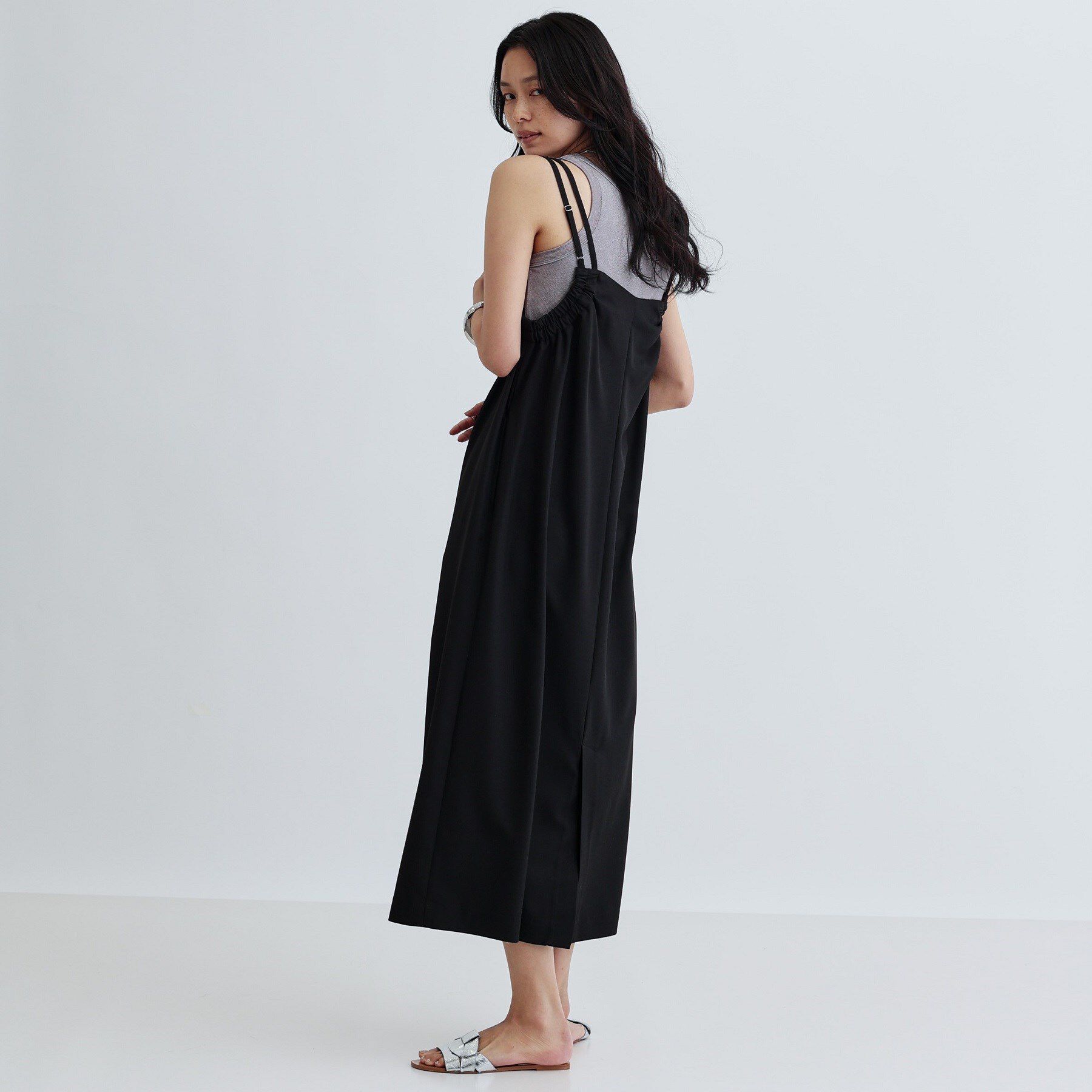 GALLEST「ギャザーストラップワンピース」|ワンピース|