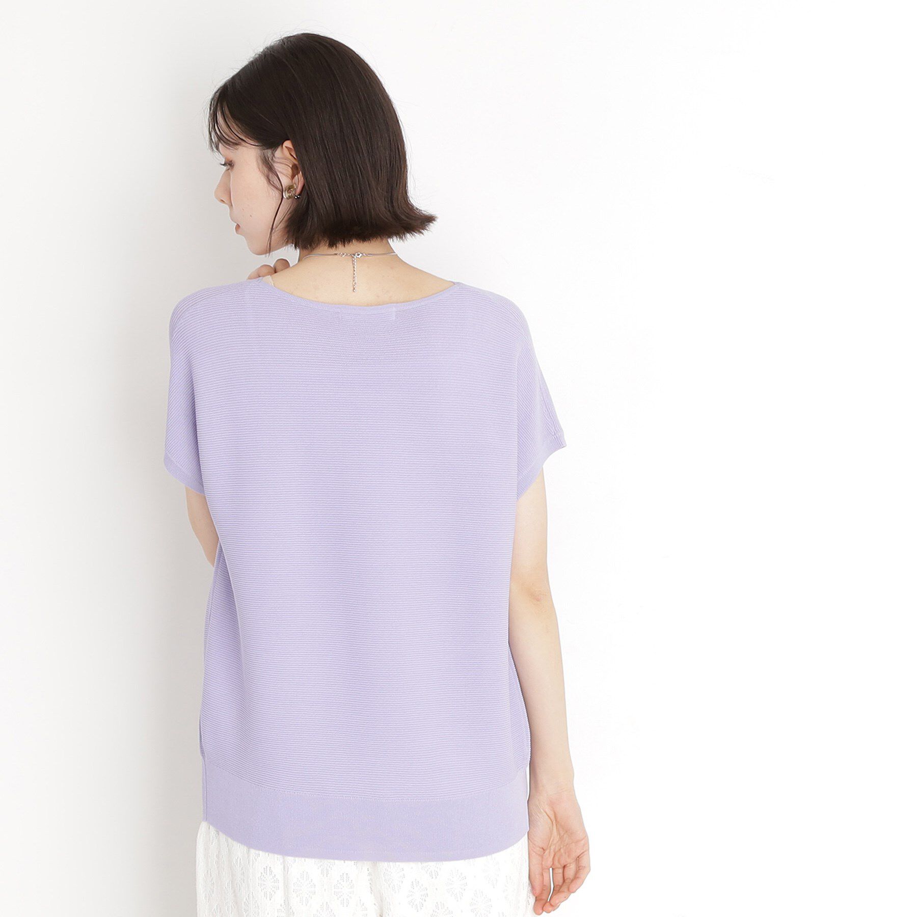 THE SHOP TK「美人フレンチニット【8色展開/WEB限定カラー/洗濯機OK/毛玉になりにくい】」|ニット・セーター|