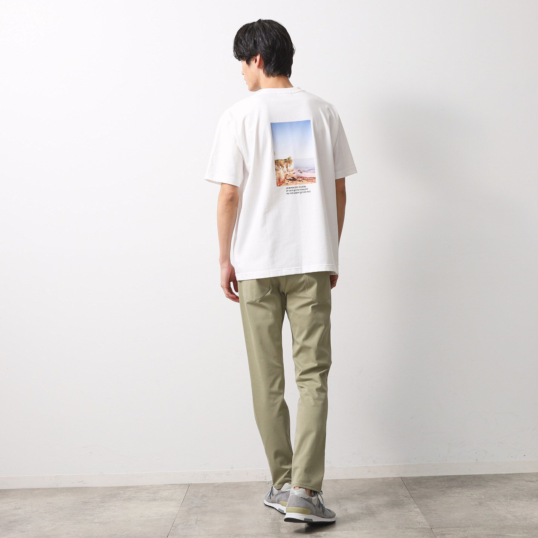 THE SHOP TK「【旅するTシャツ】フォトプリント 洗濯機OK/サスティナブル」|Tシャツ・カットソー|