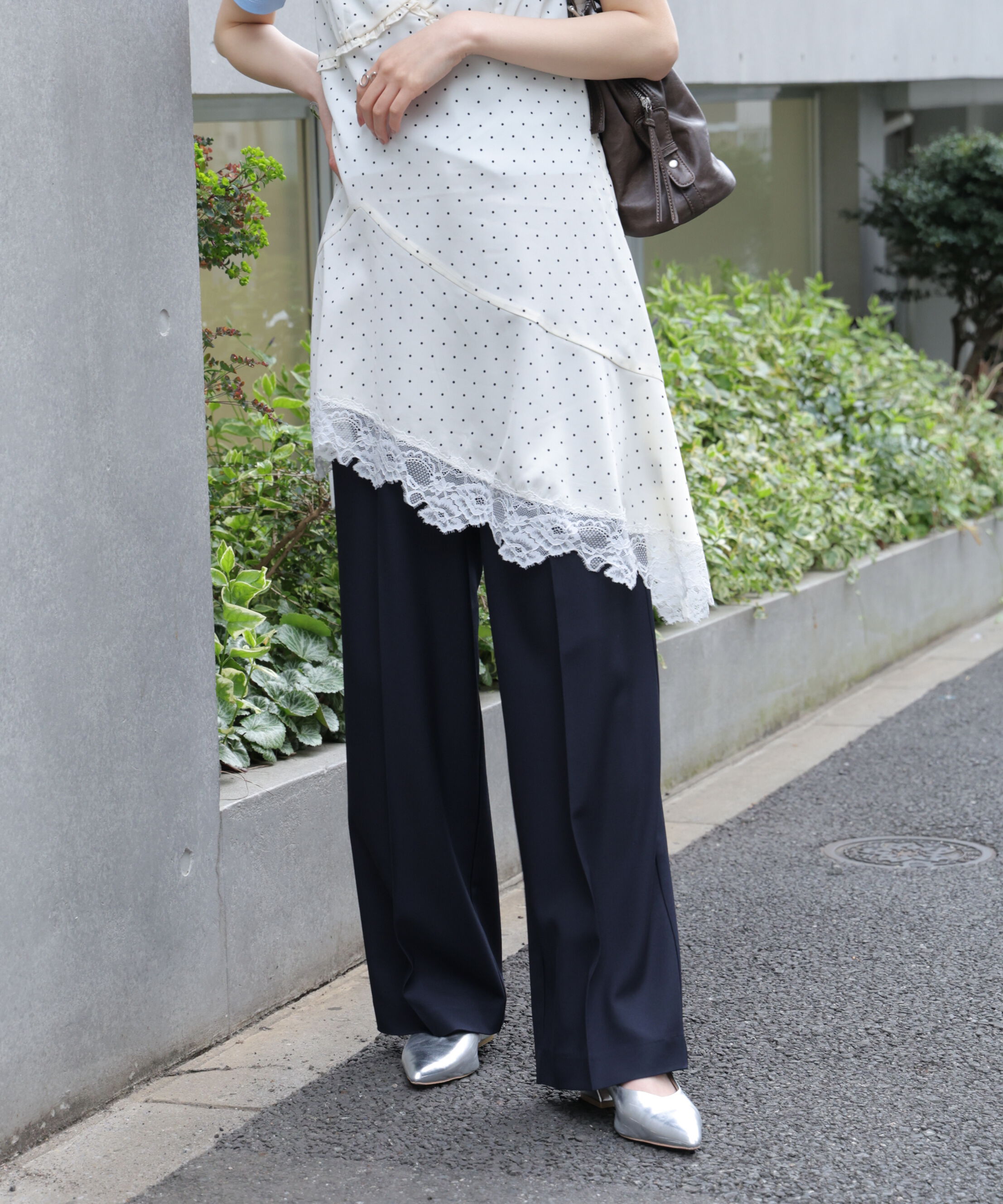  「ﾜﾝﾀｯｸﾜｲﾄﾞﾊﾟﾝﾂ[切らずに履ける身長別ｻｲｽﾞ/低身長/高身 」|その他|