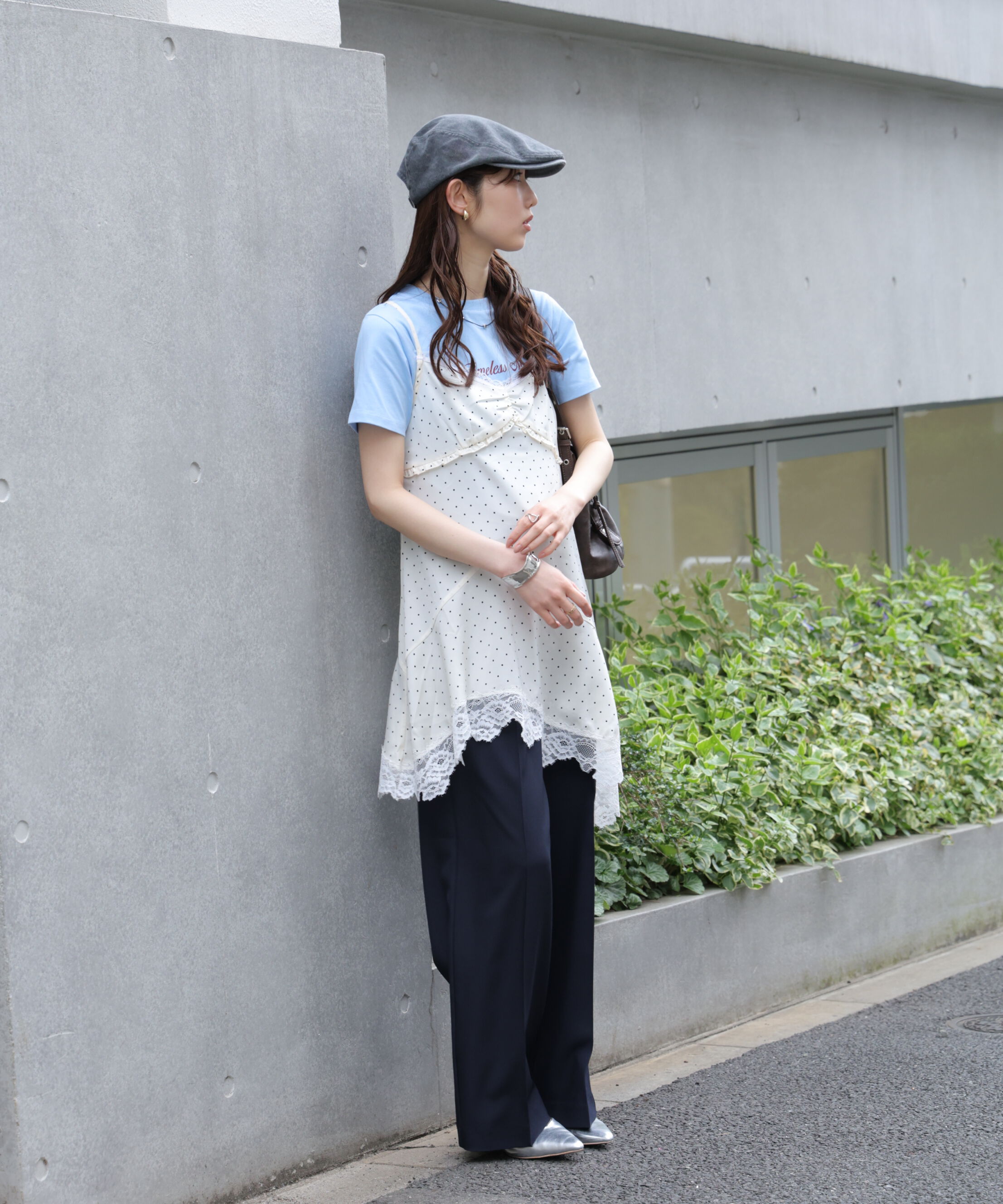  「ﾜﾝﾀｯｸﾜｲﾄﾞﾊﾟﾝﾂ[切らずに履ける身長別ｻｲｽﾞ/低身長/高身 」|その他|