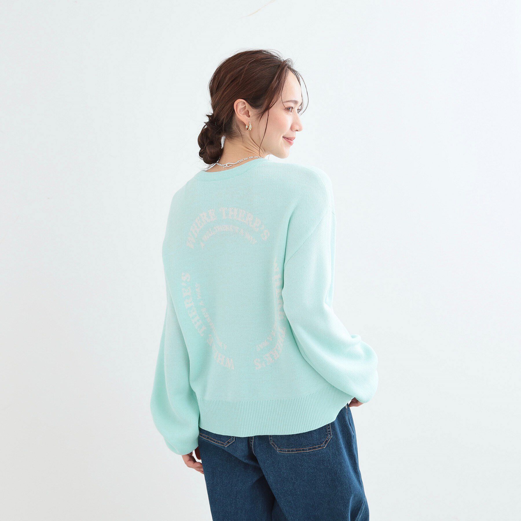 SHOO･LA･RUE「【S-LL】刺繍＆ジャカード 柄アソートニット」|ニット・セーター|