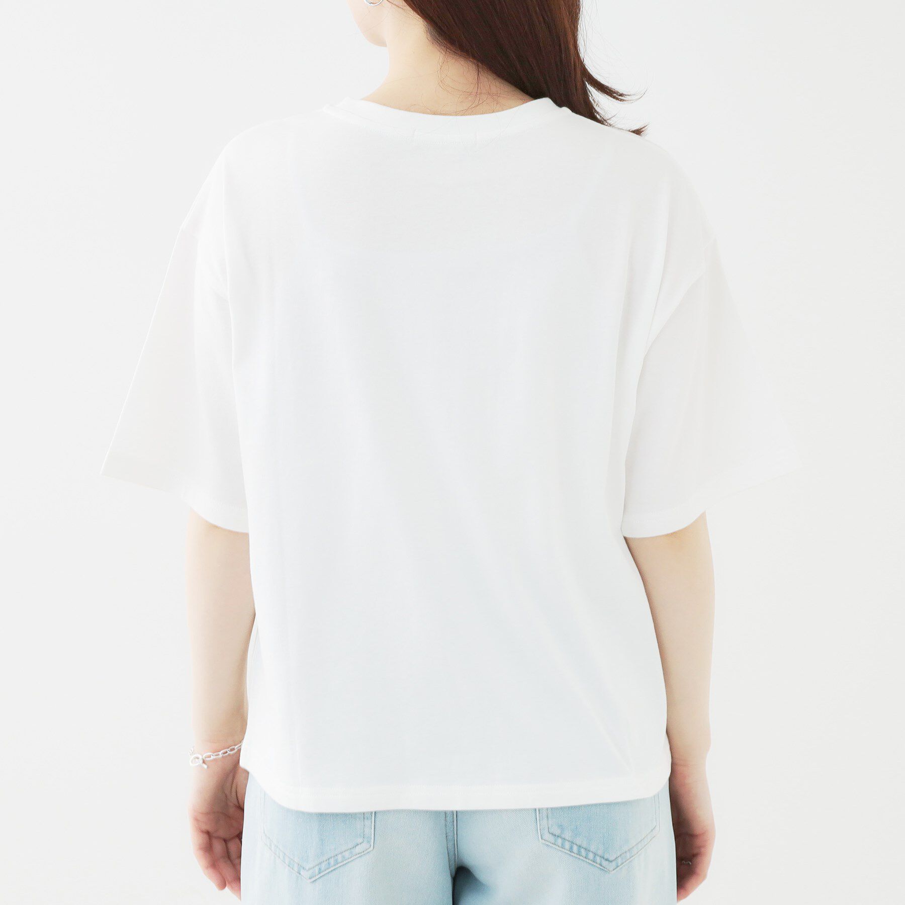 SHOO･LA･RUE「【選べる4柄】コットンプリントロゴTシャツ」|Tシャツ・カットソー|