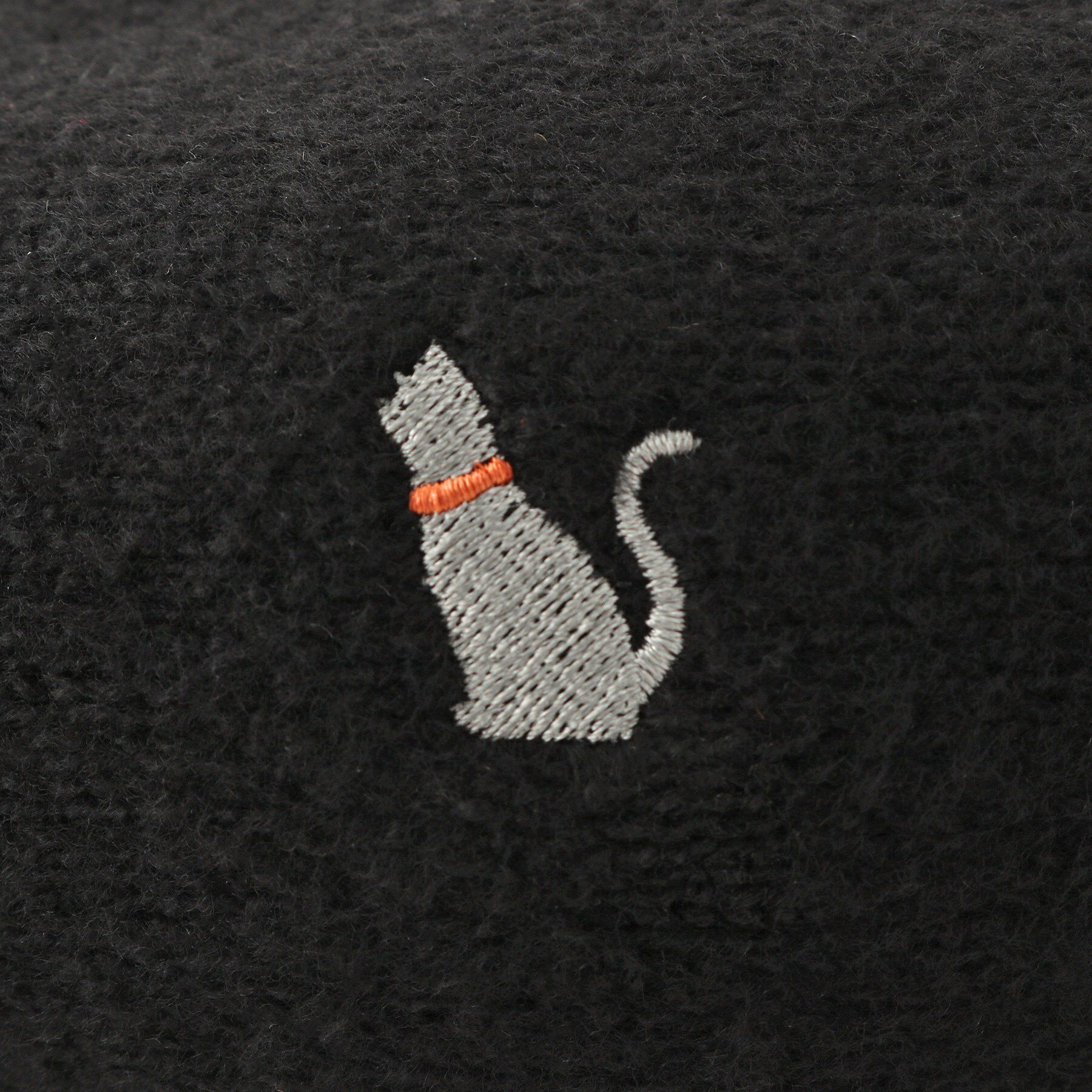 ITS&rsquo;DEMO「【手洗い可】猫刺繍サーモベレー帽」|ハンチング・ベレー帽|