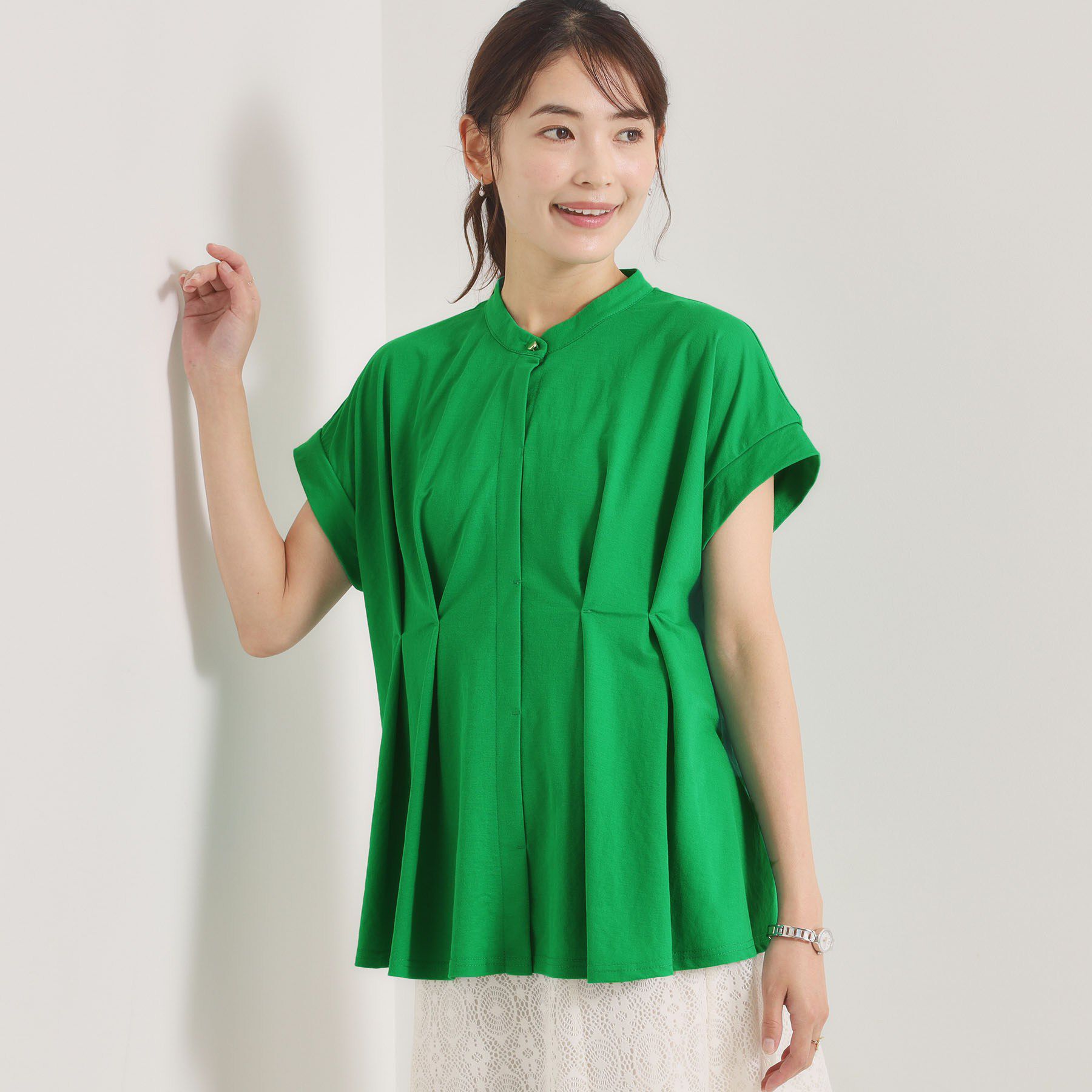 ITS&rsquo;DEMO「【接触冷感】カノコタックプルオーバー」|Tシャツ・カットソー|