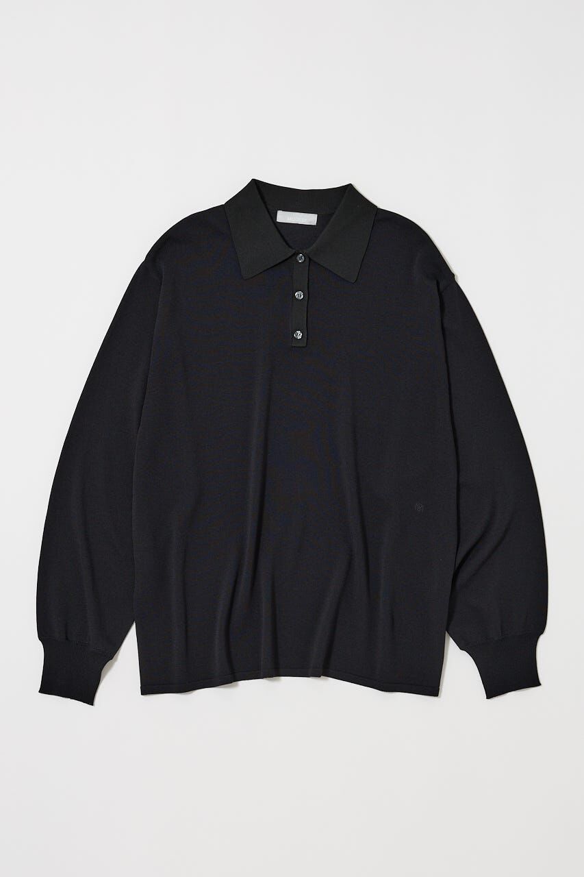 MOUSSY「BORDER KNIT ポロ」|ニット・セーター|