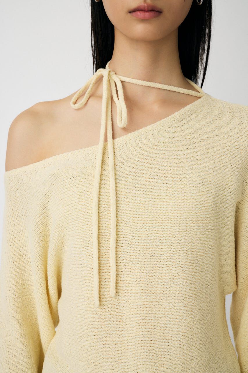 MOUSSY「ONE SHOULDER ニットトップス」|ニット・セーター|