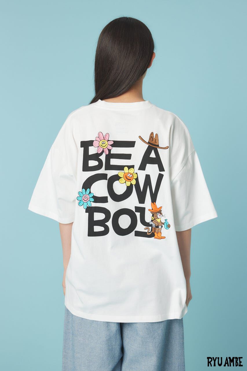 RODEO CROWNS「(Ryu Ambe)MOTIF刺繍Tシャツ」|Tシャツ・カットソー|