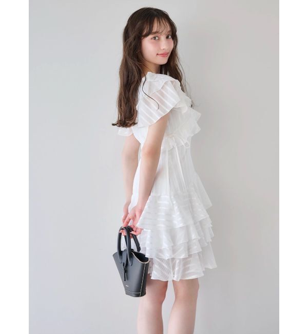 dazzlin「バリエフルイドミニワンピース」|ワンピース|