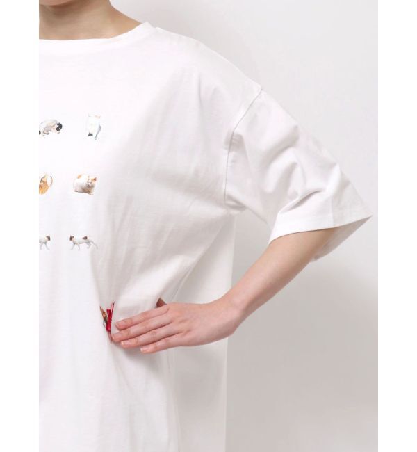 merry jenny「ひるやすみのらねこtee」|Tシャツ・カットソー|