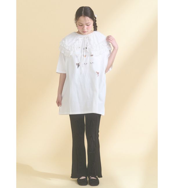 merry jenny「ひるやすみのらねこtee」|Tシャツ・カットソー|