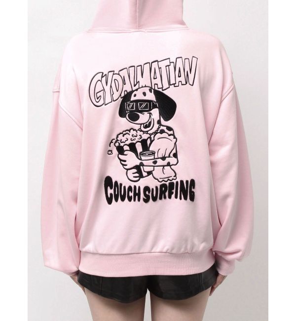 GYDA「COUCH SURFING GYDALMATIANスウェットパーカー」|パーカー|