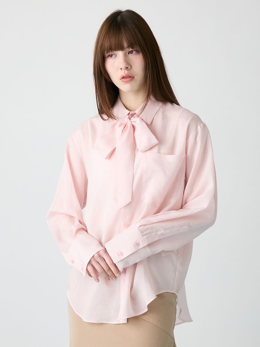 FURFUR「マルチウェイボウタイシアーシャツ」|シャツ・ブラウス|LPNK
