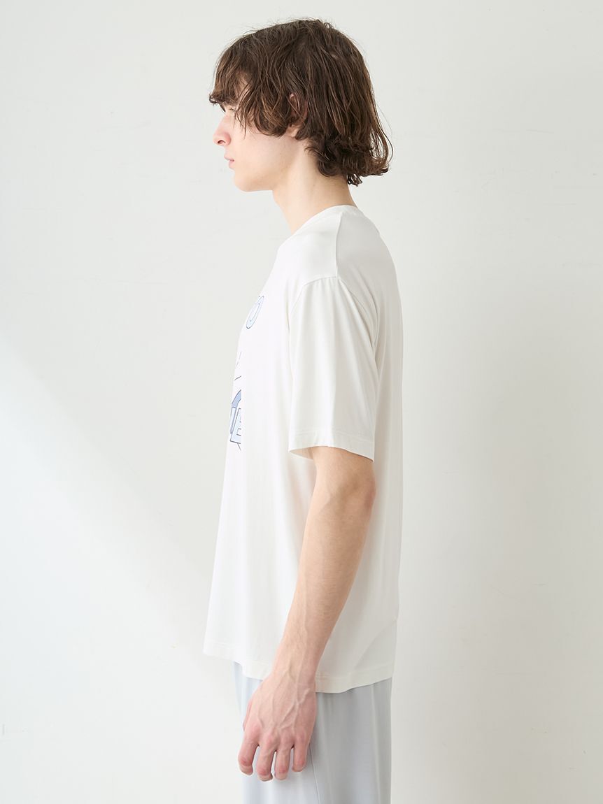 GELATO PIQUE HOMME「【HOMME】【接触冷感】レーヨンシャークTシャツ」|ルームウェア|