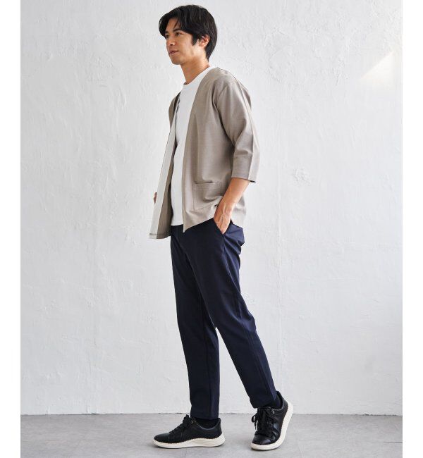 ikka「【抗菌防臭】GOKU楽冷感7分袖カーディガン」|カーディガン|