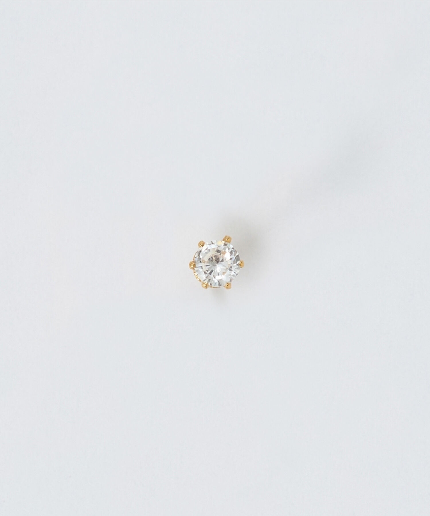 Phoebe「【金属アレルギー対応】ビジューピアス　ゴールド/サージカルステンレス（片耳）」|ピアス|
