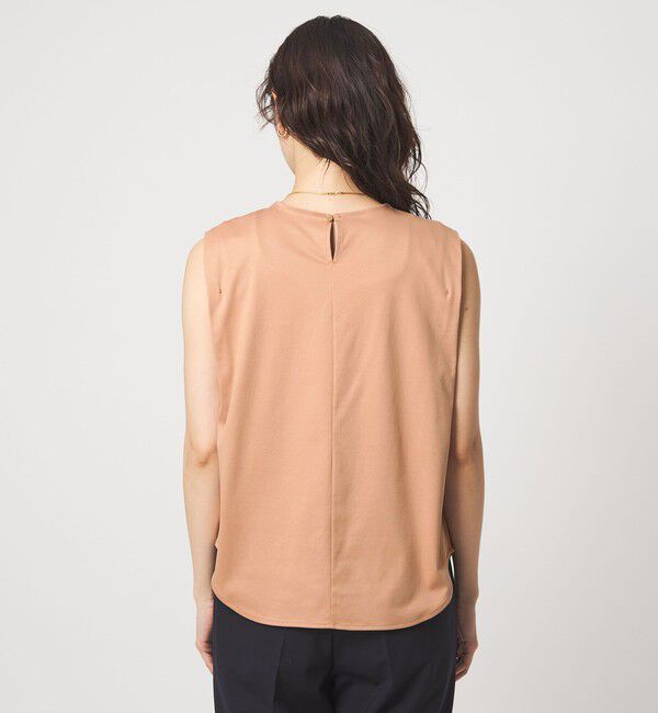 UNITED ARROWS green label relaxing「サテン ドッキング ラウンドヘム タンクトップ カットソー」|Tシャツ・カットソー|