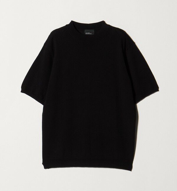 UNITED ARROWS green label relaxing「【WEB限定】JUST fit ジャケイン モックネック 半袖 ニット」|ニット・セーター|