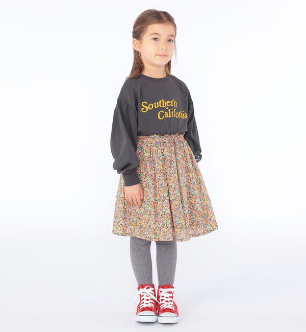 SHIPS KIDS「SHIPS KIDS:100～130cm / リバティ スカート」|フレア|