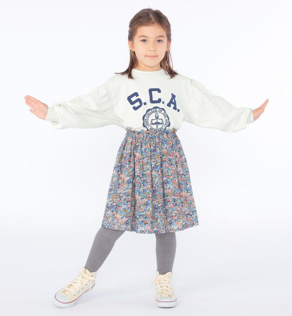 SHIPS KIDS「SHIPS KIDS:100～130cm / リバティ スカート」|フレア|