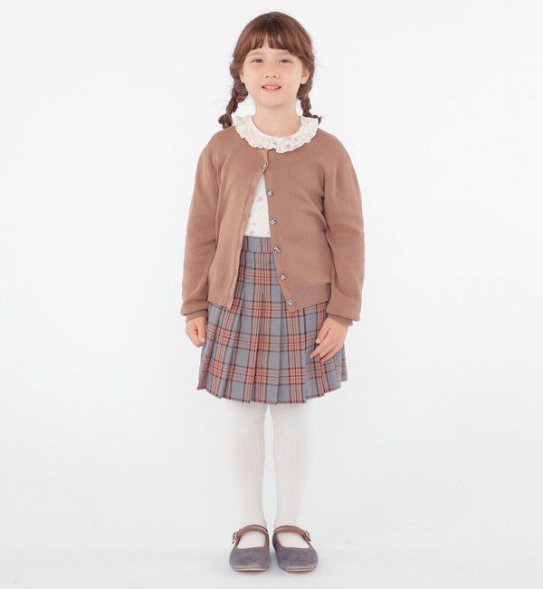 SHIPS KIDS「SHIPS KIDS:100～130cm / チェック プリーツ スカート」|スカート|