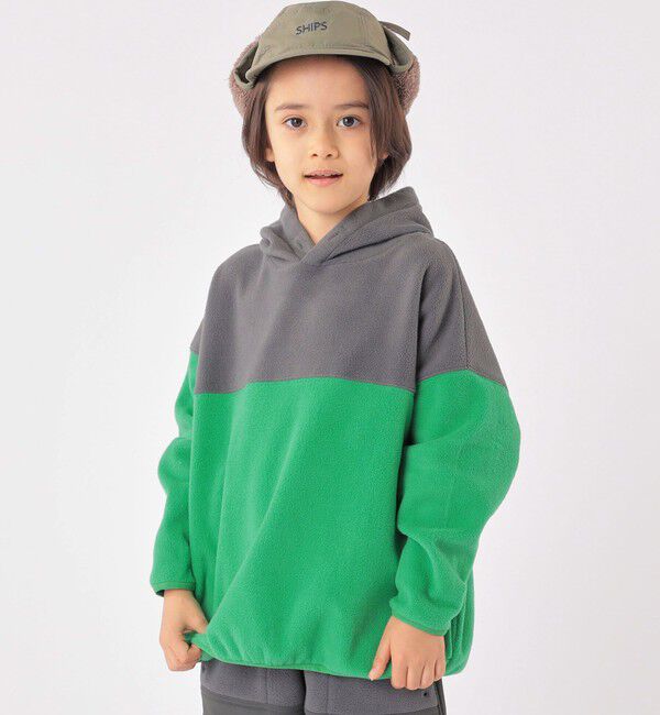 SHIPS KIDS「SHIPS KIDS:100～130cm / フリース ゲーミング パーカー」|パーカー|
