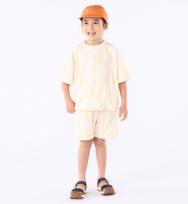 SHIPS KIDS「SHIPS KIDS:100～130cm / パイル ジャカード TEE」|Tシャツ・カットソー|