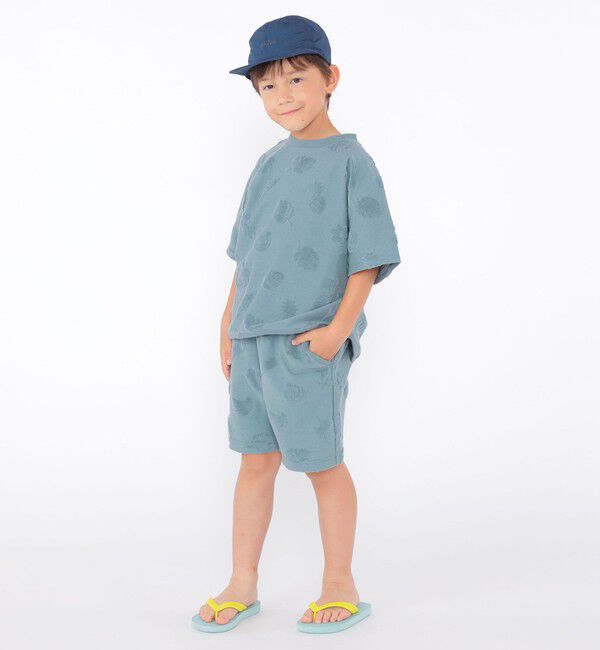 SHIPS KIDS「SHIPS KIDS:100～130cm / パイル ジャカード TEE」|Tシャツ・カットソー|
