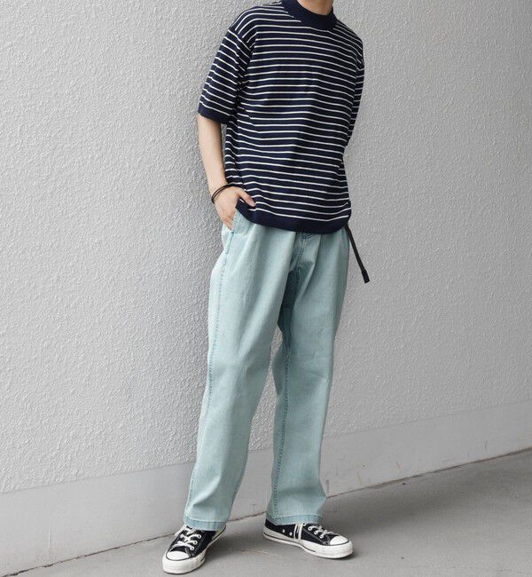 SHIPS any「【SHIPS any別注】Gramicci:  ルーズ テーパード ストレッチ デニム パンツ ◆」|デニム|