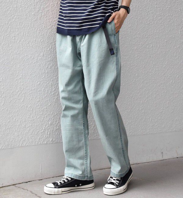 SHIPS any「【SHIPS any別注】Gramicci:  ルーズ テーパード ストレッチ デニム パンツ ◆」|デニム|