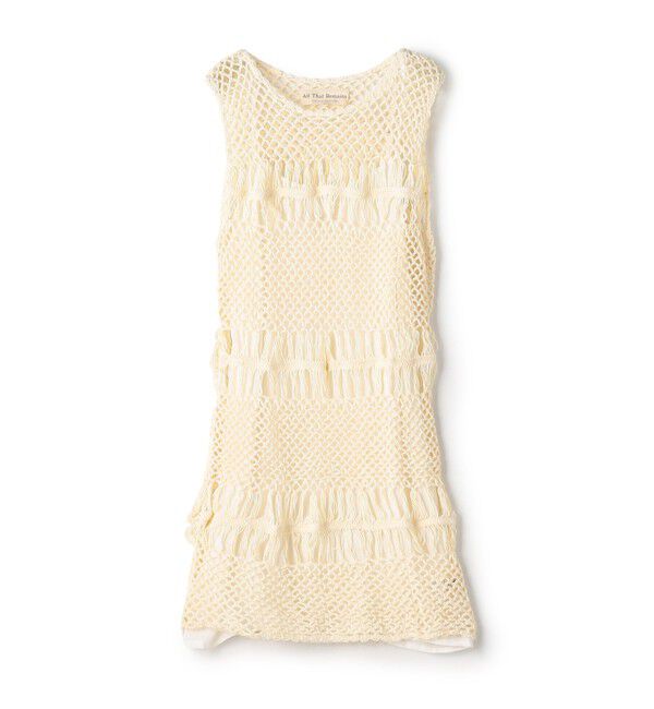 TOMORROWLAND BUYING WEAR「All That Remains ノースリーブ ニット プルオーバー」|ニット・セーター|41 ライトベージュ