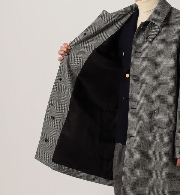 TOMORROWLAND BUYING WEAR「MACKINTOSH HUMBIE ウールグレンチェック ステンカラーコート」|ステンカラーコート|
