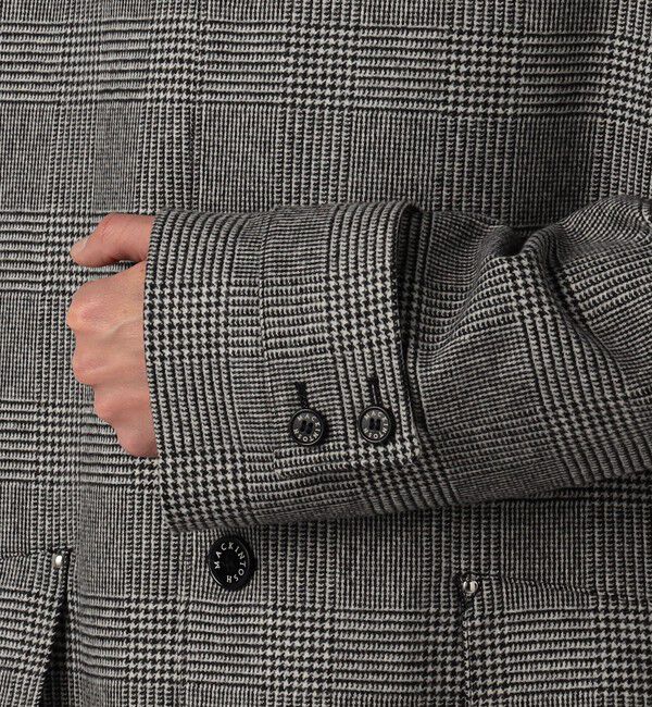 TOMORROWLAND BUYING WEAR「MACKINTOSH HUMBIE ウールグレンチェック ステンカラーコート」|ステンカラーコート|
