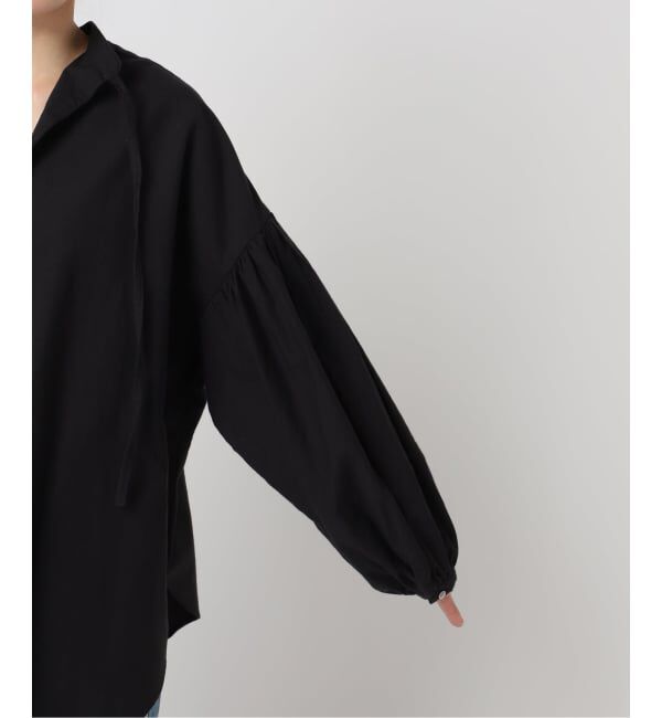 Plage「《一部店舗・WEB限定追加》オックスボリュームブラウス」|シャツ・ブラウス|