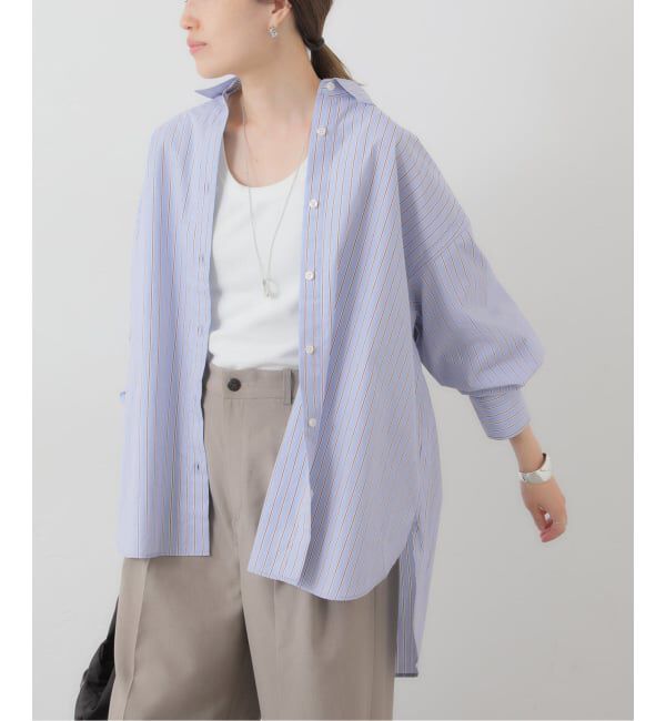 SLOBE IENA「《予約》コットンビックレギュラーシャツ」|シャツ・ブラウス|