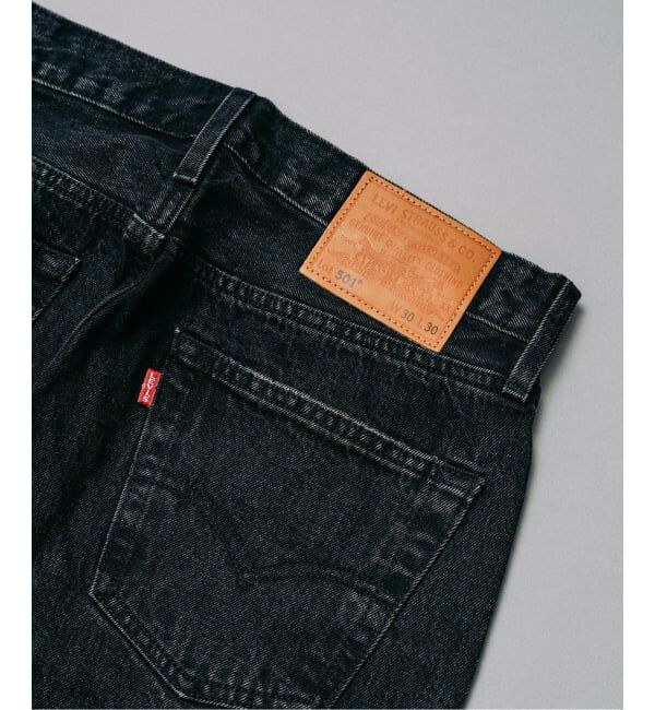 EDIFICE「LEVI&rsquo;S(R)/リーバイス(R) 別注 BIG E 501(R) BLACK L28」|デニム|