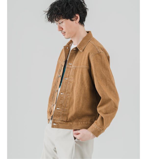 EDIFICE「COLOR DENIM トラッカージャケット」|デニムジャケット|