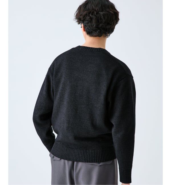 EDIFICE「WASHI/WOOL DEEP V ネックニット」|ニット・セーター|
