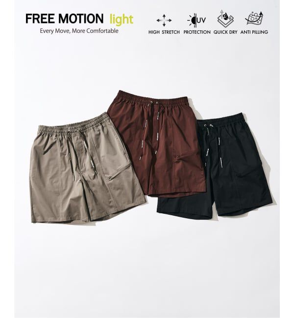 417 EDIFICE「【FREE MOTION LIGHT】ショートパンツ」|その他|