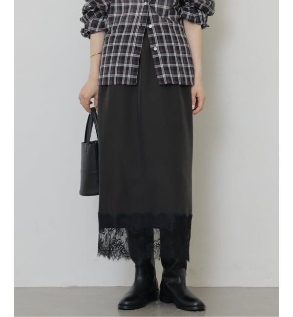 JOURNAL STANDARD relume「《予約》ヴィンテージライクレーススカート」|スカート|