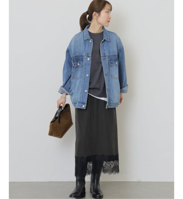 JOURNAL STANDARD relume「《予約》ヴィンテージライクレーススカート」|スカート|