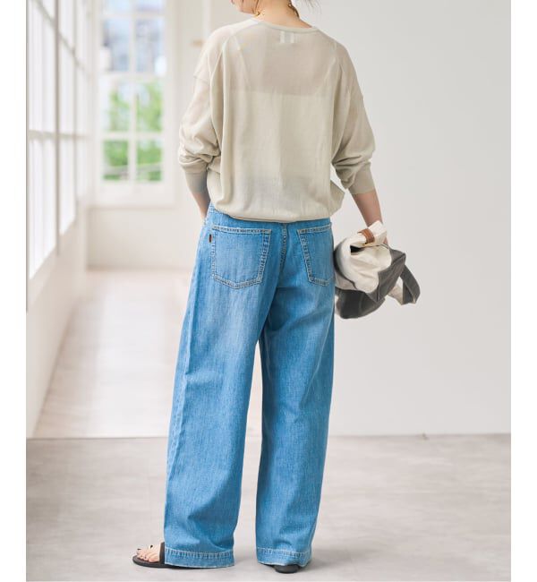 Spick and Span「ウォッシャブルシアークルーカーディガン」|カーディガン|