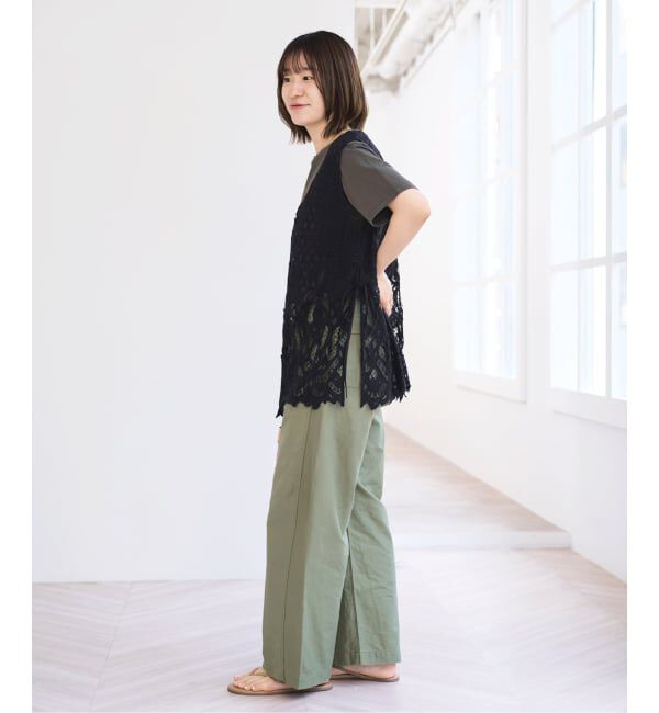 U by SPICK&SPAN「2WAYスカラレースリボンベスト」|ベスト・ジレ|