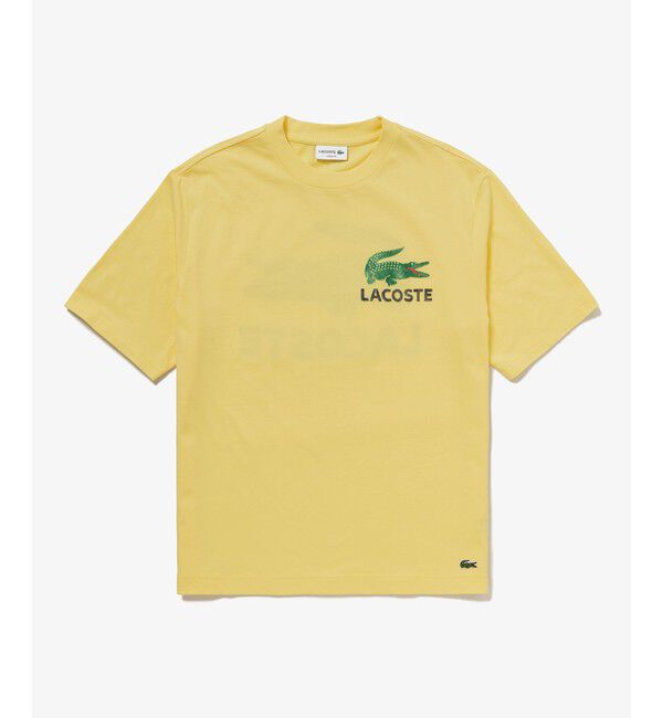 LACOSTE「ヴィンテージ ロゴプリント ルーズフィットTシャツ」|Tシャツ・カットソー|