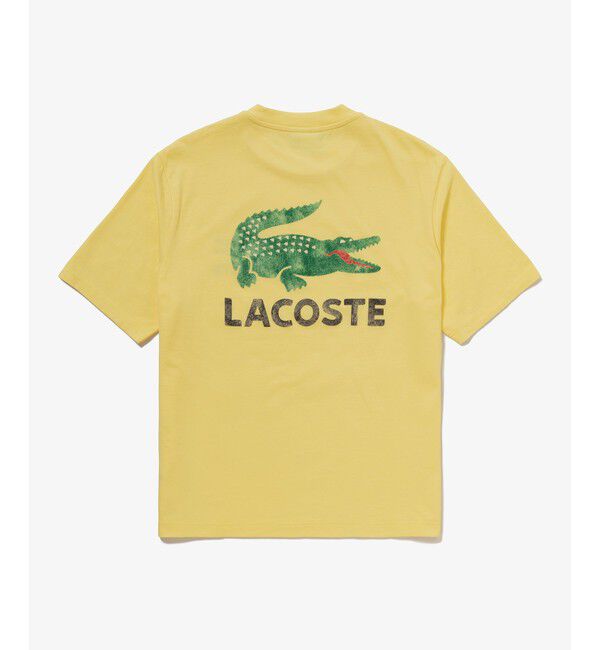 LACOSTE「ヴィンテージ ロゴプリント ルーズフィットTシャツ」|Tシャツ・カットソー|